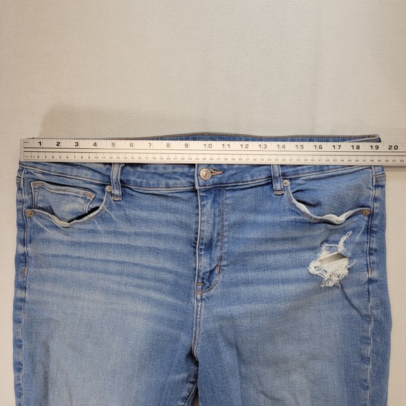 American Eagle Jeans Womens 20 Short Skinny Kick Bootcut High Rise Stretch Denim - Picture 9 of 11